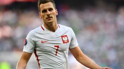 Arkadiusz Milik, attaccante del Napoli, è ad Amsterdam per assistere alla sfida di Ere