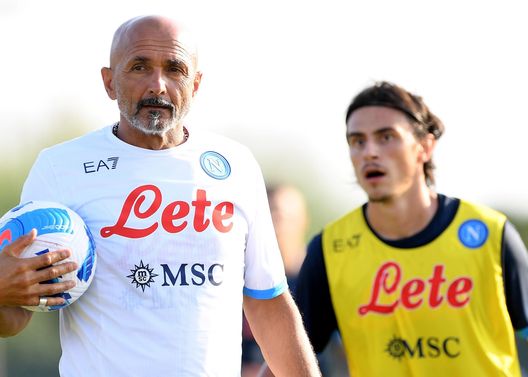Luciano Spalletti ed Eljif Elmas (Getty Images)il dia Luciano Spalletti ed Eljif Elmas (Getty Images)il dia