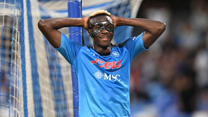 (Photo by Francesco Pecoraro/Getty Images) napoli lecce osimhen