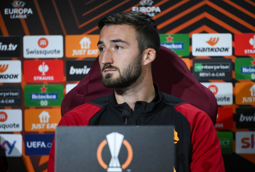 Roma-Feyenoord, la conferenza stampa di De Rossi e Cristante – FOTO GALLERY - immagine 13