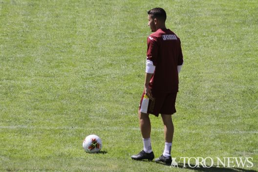 Berenguer in allenamento durante il ritiro di Bormio Berenguer in allenamento durante il ritiro di Bormio