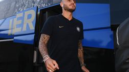 Infortunio Icardi, niente panchina per l’argentino: assiste a Bologna-Inter in tribuna
