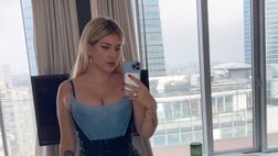 VIDEO / Wanda Nara mostra il suo outfit: il décolleté è da urlo
