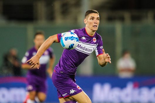  GERMOGLI PH: 13 AGOSTO 2021 FIRENZE STADIO ARTEMIO FRANCHI COPPA ITALIA FIORENTINA VS COSENZA NELLA FOTO MILENKOVIC 