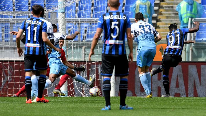 5 maggio 2019, Lazio-Atalanta 1-3: il gol di Duvan Zapata (credits: GETTY Images) 