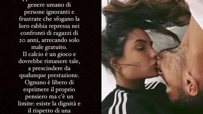 La fidanzata di Gabbia attacca sui social: “Ecco la linea che distingue un tifoso da…”  La fidanzata di Gabbia attacca sui social: “Ecco la linea che distingue un tifoso da…” - immagine 1