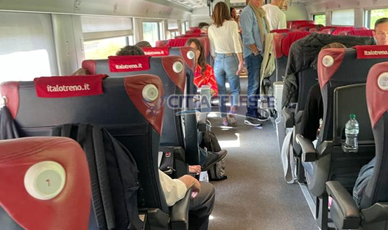 Laziali bloccati in treno Laziali bloccati in treno