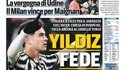EDICOLA TS / Juve, stasera a Lecce per il sorpasso sull’Inter. Il Milan vince per Maignan