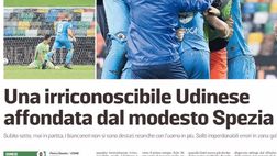 MV: “Una irriconoscibile Udinese affondata dal modesto Spezia”