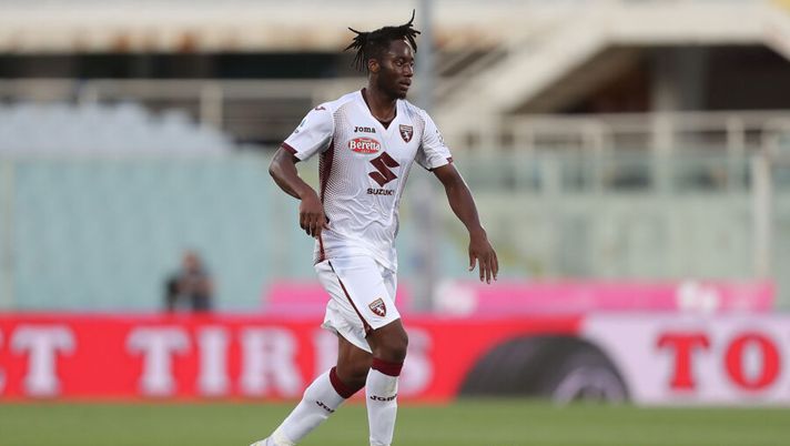 FLORENCE, ITALY - JULY 19: Soualiho Meite' of Torino FC in action during the Serie A match between ACF Fiorentina and Torino FC at Stadio Artemio Franchi on July 19, 2020 in Florence, Italy. (Photo by Gabriele Maltinti/Getty Images) BREAKING – Gazzetta: “Meitè è del Milan! Ecco la formula e le cifre dell’operazione” - immagine 1