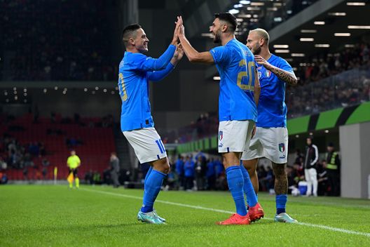 (Photo by Mattia Ozbot/Getty Images) nazionale italia mancini raspadori