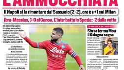 Prima Pagina, Corriere dello Sport: “L’ammucchiata. Le milanesi accorciano”