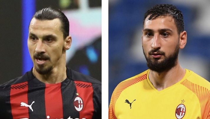 Zlatan Ibrahimovic (attaccante AC Milan) e Gianluigi 'Gigio' Donnarumma (portiere AC Milan) | AC Milan News (Getty Images) 