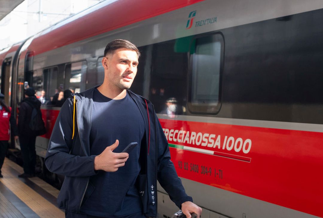 Termini, la Roma parte per Napoli – FOTO GALLERY - immagine 15