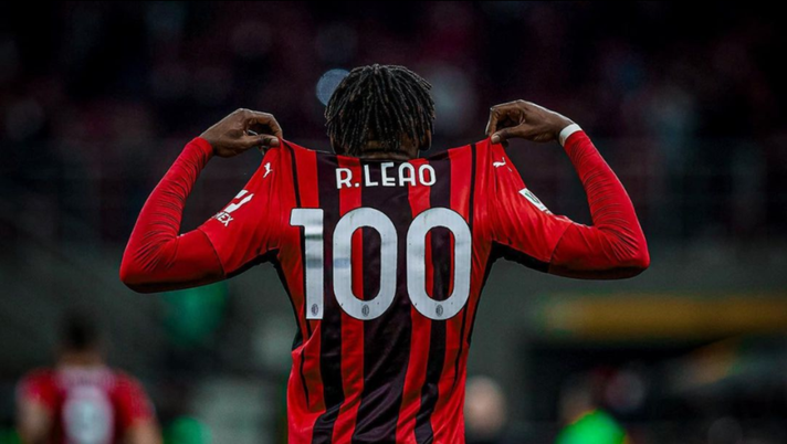 Milan Rafael Leao 100 presenze ultime news AC Milan