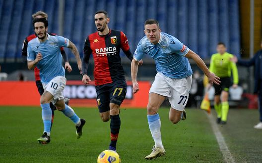 GENOA, ITALY - JANUARY 03: Adam Marusic of SS Lazio in action during the Serie A match between Genoa CFC and SS Lazio at Stadio Luigi Ferraris on January 03, 2021 in Genoa, Italy. (Photo by Marco Rosi/Getty Images) GENOA, ITALY - JANUARY 03: Adam Marusic of SS Lazio in action during the Serie A match between Genoa CFC and SS Lazio at Stadio Luigi Ferraris on January 03, 2021 in Genoa, Italy. (Photo by Marco Rosi/Getty Images)