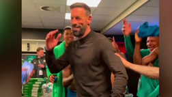 PSV Eindhoven, van Nistelrooy scatenato negli spogliatoi | VIDEO