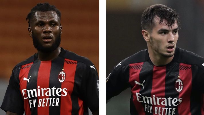 Franck Kessié (centrocampista AC Milan) e Brahim Díaz (attaccante AC Milan) | AC Milan News (Getty Images) Franck Kessié (centrocampista AC Milan) e Brahim Díaz (attaccante AC Milan) | AC Milan News (Getty Images)