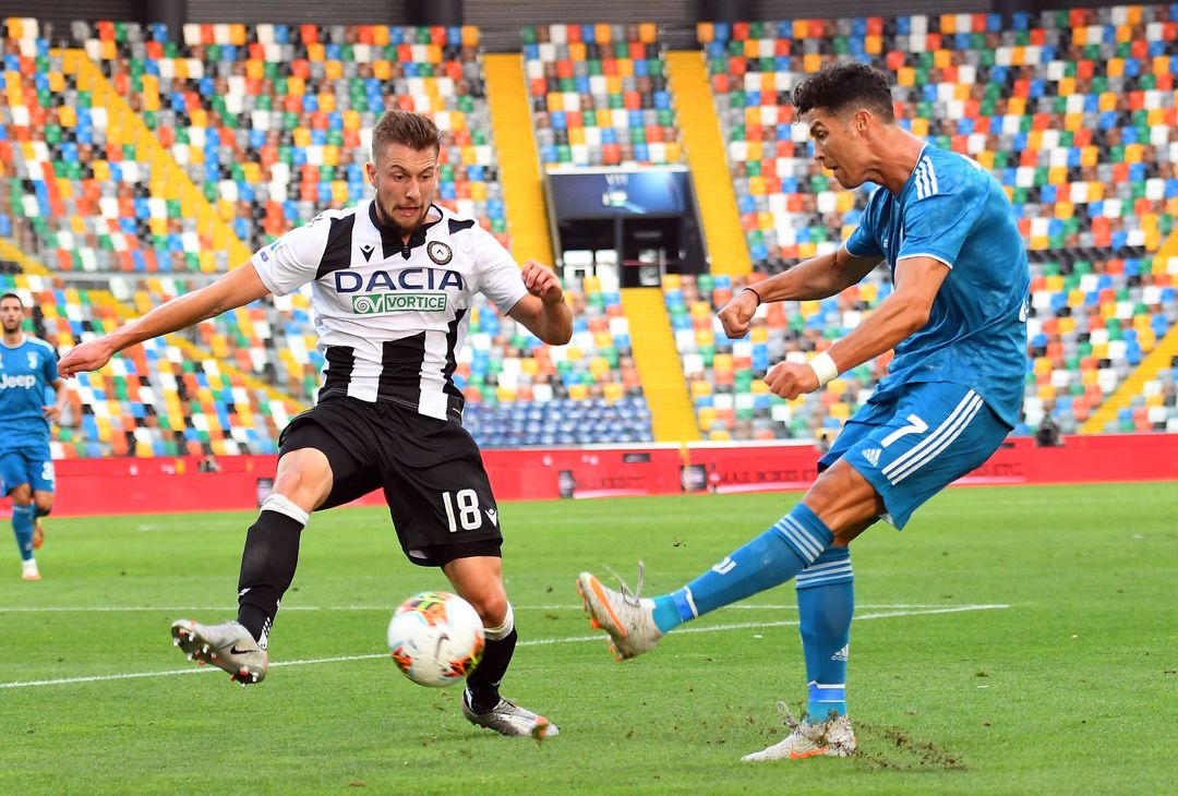  Ter Avest in azione contro la Juventus 