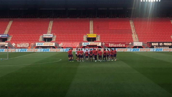 Foto Violanews Il discorso di Italiano alla squadra prima della rifinitura - immagine 1