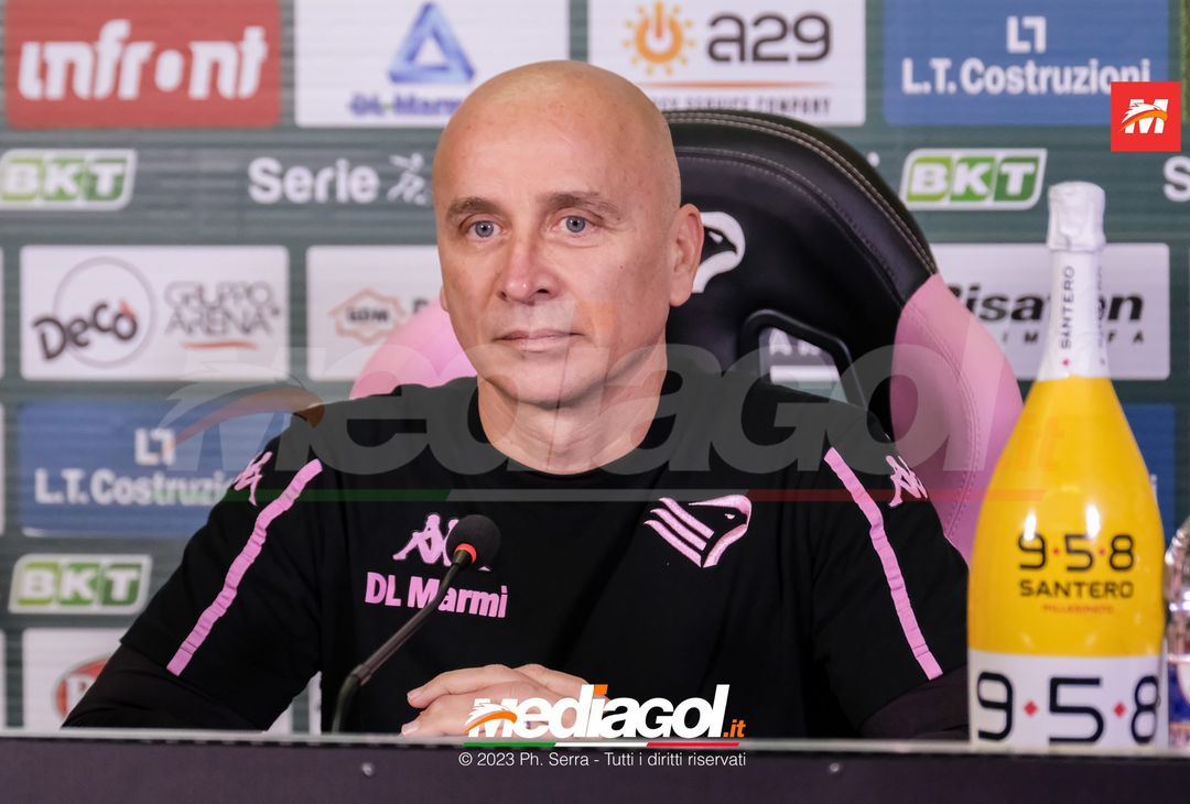 FOTO PALERMO, verso il Bari: Mister Corini in sala stampa (Gallery) - immagine 4