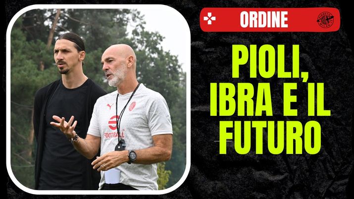 Ibrahimovic Pioli AC Milan allenamento Milan Milanello