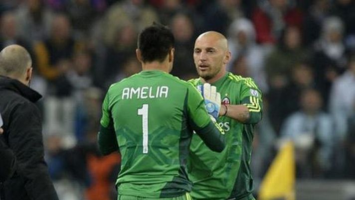 Marco Amelia e Christian Abbiati, ex portieri del Milan, foto Facebook Amelia