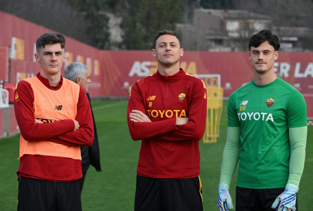 Roma, rifinitura in vista del Bologna: ancora in gruppo Solbakken – FOTO GALLERY - immagine 11