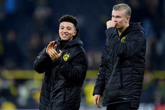 Haaland Sancho ai tempi del Borussia Dortmund (getty images) Haaland Sancho