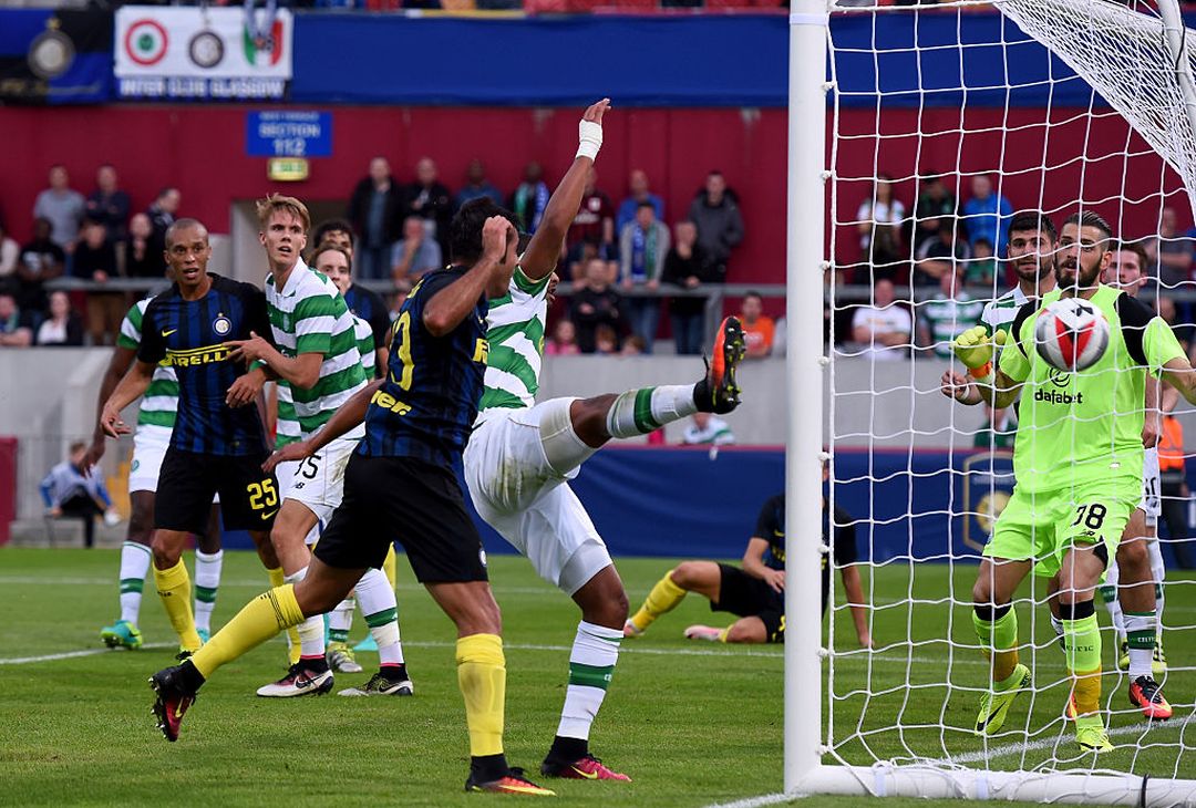  during the International Champions Cup match between FC Internazionale Milano and Glasgow Celtic at Thomond Park on August 13, 2016 in Limerick, Ireland. 
