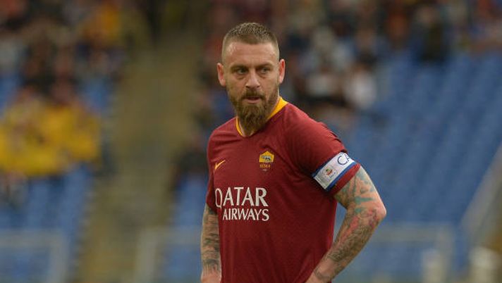 Daniele De Rossi during the Italian Serie A football match between A.S. Roma and Udinese at the Olympic Stadium in Rome, on april 13, 2019. (Photo by Silvia Lore/NurPhoto via Getty Images) 