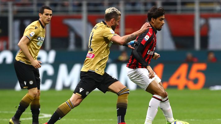 Lucas Paqueta in Milan-Udinese, Getty Images 