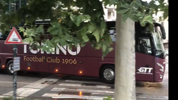 Video – Il pullman del Toro arriva allo stadio