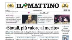 PRIMA PAGINA IL MATTINO OGGI: “I razzisti hanno il cervello piccolo”