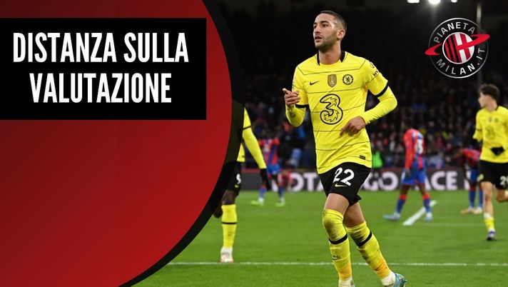 Hakim Ziyech, calciatore del Chelsea, piace al Milan ma c'è distanza