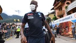 VIDEO Dimaro, Osimhen scatenato negli spogliatoi: balla a tutto volume
