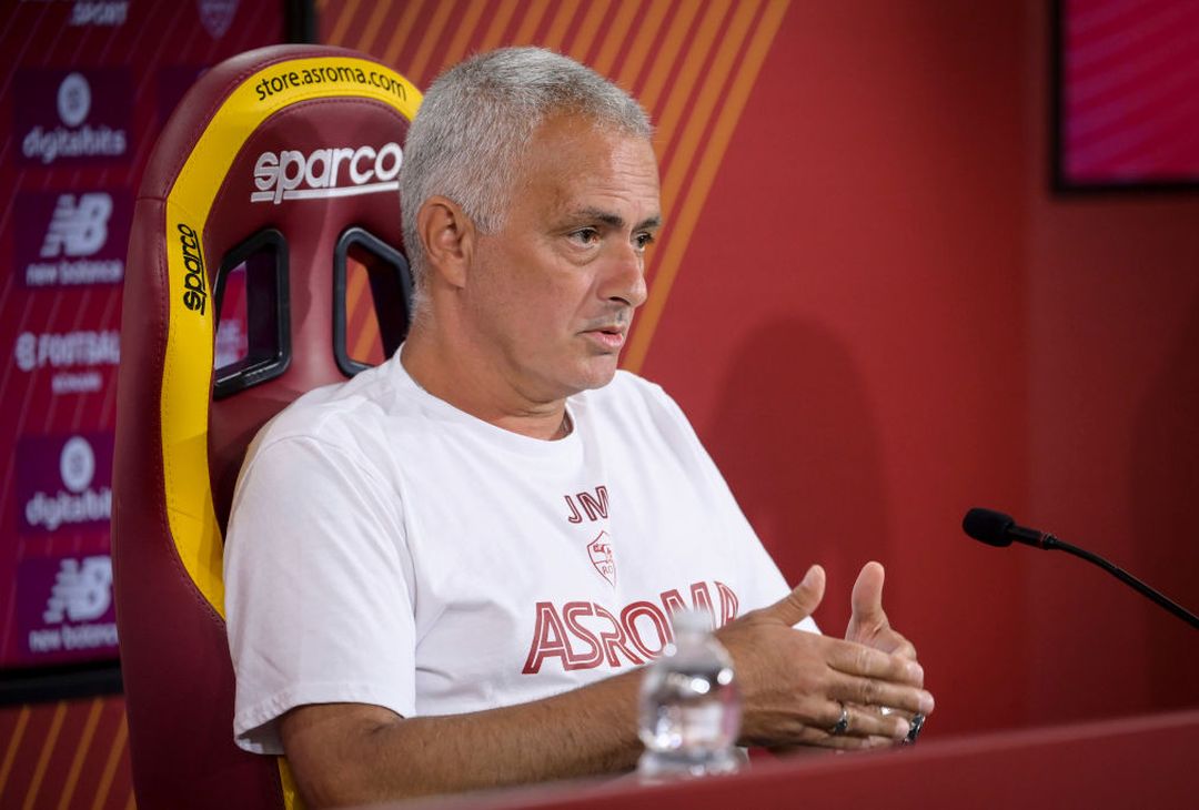 La conferenza stampa di José Mourinho in vista della Salernitana – FOTO GALLERY - immagine 5