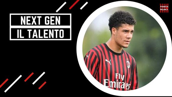 Luan Capanni, attaccante del Milan Primavera