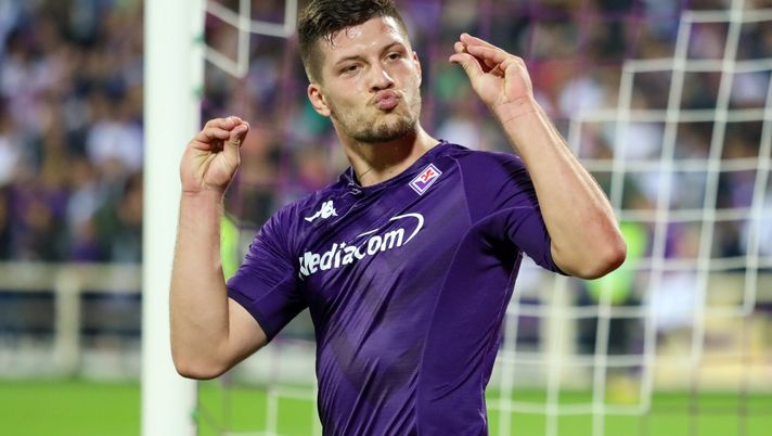 GERMOGLI PH: 22 OTTOBRE 2022 FIRENZE STADIO ARTEMIO FRANCHI SERIE A FIORENTINA VS INTER NELLA FOTO ESULTANZA JOVIC Luka jovic
