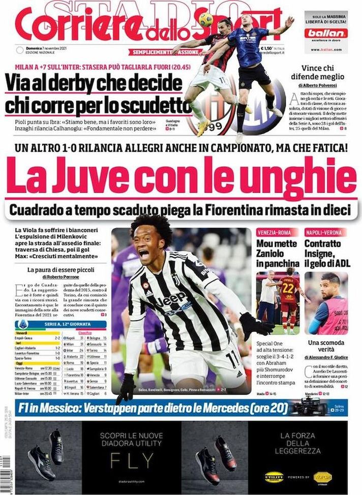 EDICOLA – Via al derby che decide chi corre per lo scudetto. Inzaghi rilancia Calha EDICOLA – Via al derby che decide chi corre per lo scudetto. Inzaghi rilancia Calha - immagine 1