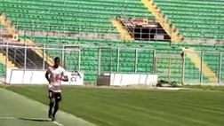 VIDEO Palermo: Aziz Toure si allena al “Barbera” per recuperare dall’infortunio