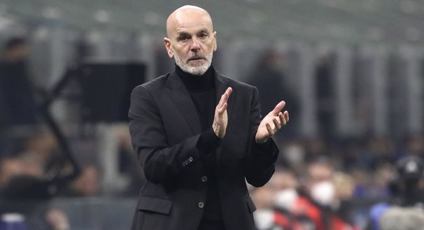 Stefano Pioli (allenatore AC Milan) durante il derby Inter-Milan 1-2 (Serie A 2021-2022) | News (Getty Images) Stefano Pioli AC Milan