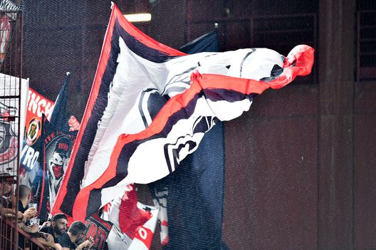 Tifosi Milan a Marassi Tifosi Milan a Marassi