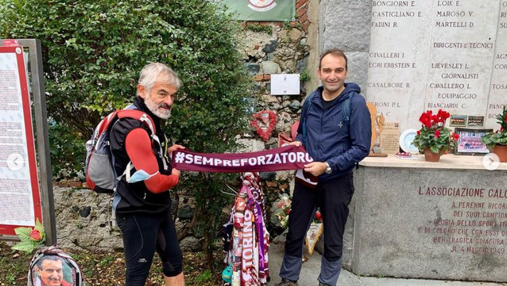 Lo Russo e Chiamparino salgono a Superga: visita alla lapide degli Invincibili - immagine 1