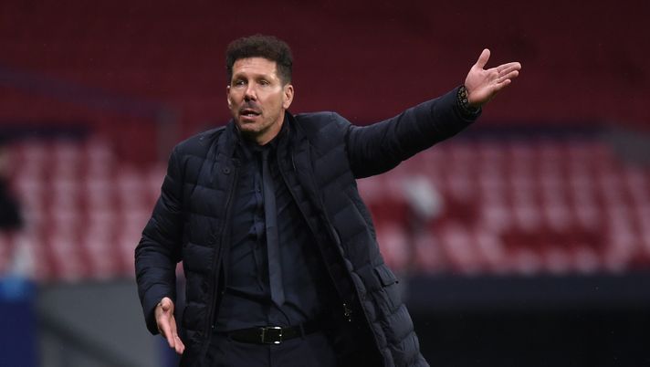 Diego Simeone, allenatore dell'Atletico Madrid Diego Simeone, allenatore dell'Atletico Madrid