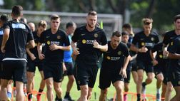 Inter, l’allenamento pomeridiano: riscaldamento “particolare”, tattica e partita. In gol…