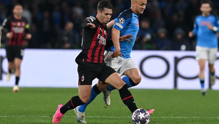 Brahim Díaz Lobotka AC Milan Napoli-Milan Champions League 2022-2023