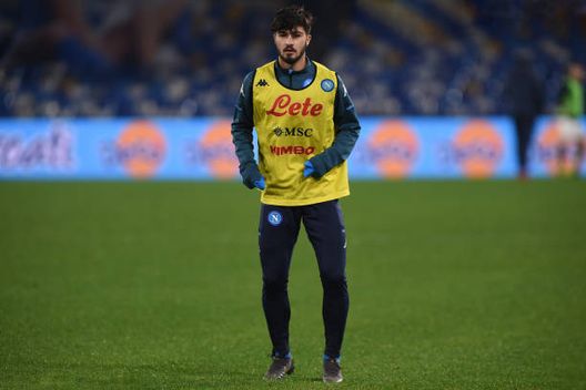 Antonio Cioffi of SSC Napoli during the Serie A match between SSC Napoli and Spezia Calcio at Stadio Diego Armando Maradona Naples Italy on 6 January 2021. (Photo by Franco Romano/NurPhoto via Getty Images) Antonio Cioffi of SSC Napoli during the Serie A match between SSC Napoli and Spezia Calcio at Stadio Diego Armando Maradona Naples Italy on 6 January 2021. (Photo by Franco Romano/NurPhoto via Getty Images)