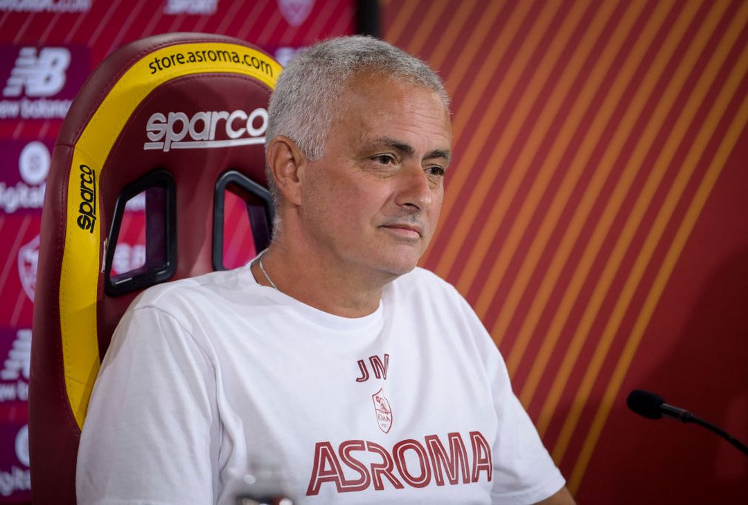 La conferenza stampa di José Mourinho in vista della Salernitana – FOTO GALLERY- immagine 1