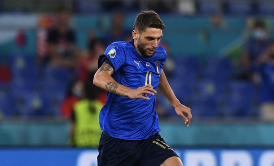 Domenico Berardi, attaccante dell'Italia agli Europei 2021 | News (Getty Images) Domenico Berardi, attaccante dell'Italia agli Europei 2021 | News (Getty Images)